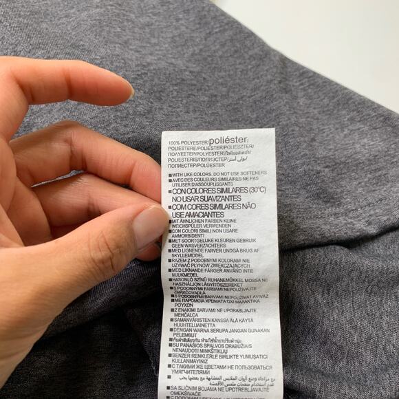 Under Armour Shirt Men 2XLT Tall Graphite Tech Tee Loose Raglan Sleeve Dropcut - Picture 6 of 10